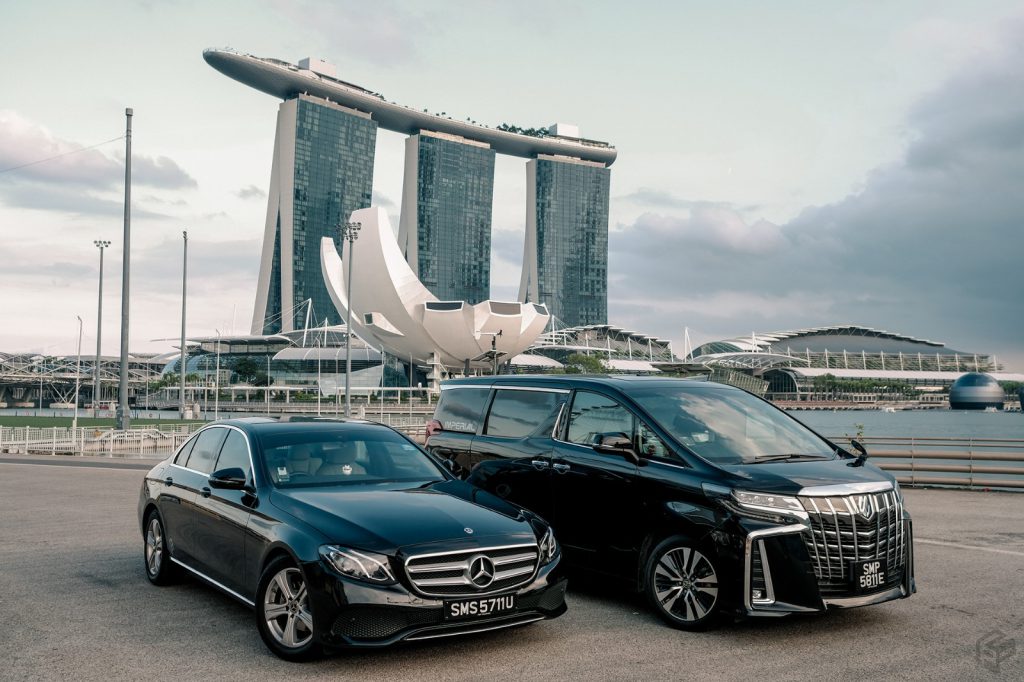 A quiet tour of Marina Bay by chauffeur